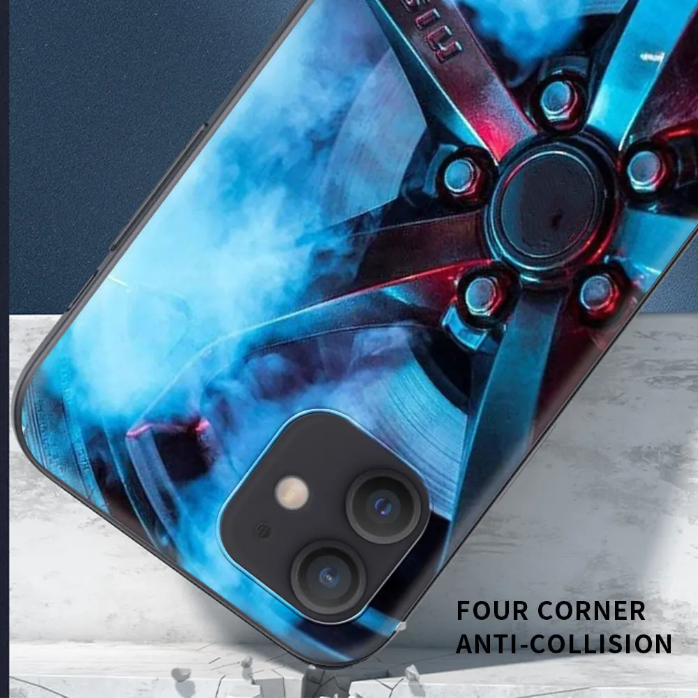 

Phone Case For iPhone 12 11 Pro X XR XS Max Cover Sports Car Super Wheels Smartphone Fundas For iPhone 7 6 6S 8 Plus Coque
