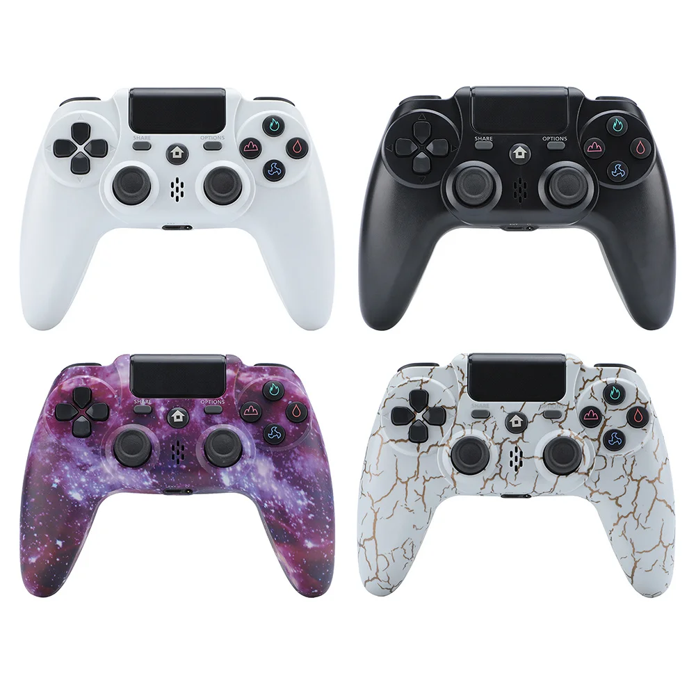 

Wireless Game Controller For PS4 Bluetooth-compatible Gamepad For PlayStation 4 White/Black/Purple/Gold