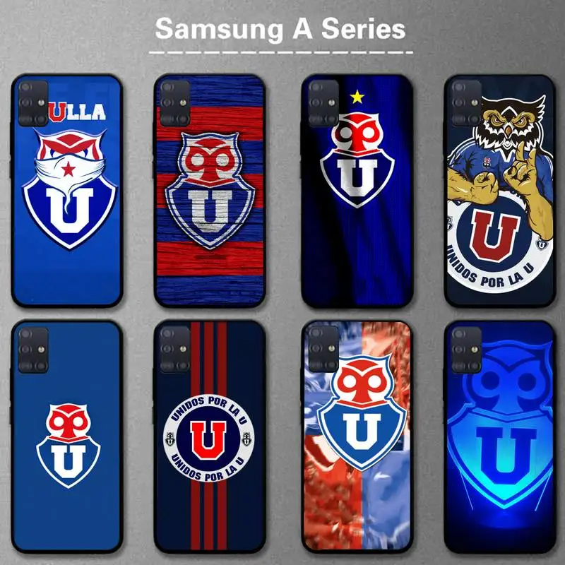 

University of Chile fashion logo Phone Case For Samsung A01 A10 A02 A20 A31 A40 A50 S A52 A51 A70 A71 A80 A91 Cover Fundas Coque