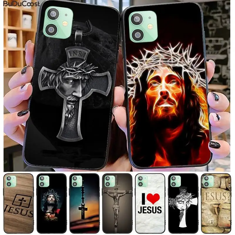 

Bible jesus christ christian cross Phone Case For iphone 12 pro max 11 pro XS MAX 8 7 6 6S Plus X 5S SE 2020 XR case