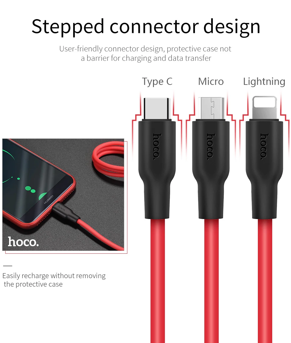 HOCO X21 Plus Мягкий силиконовый USB кабель для iPhone 11 pro max type-C кабель для samsung Xiaomi huawei Micro кабель 2 м 1 м 0,25 м