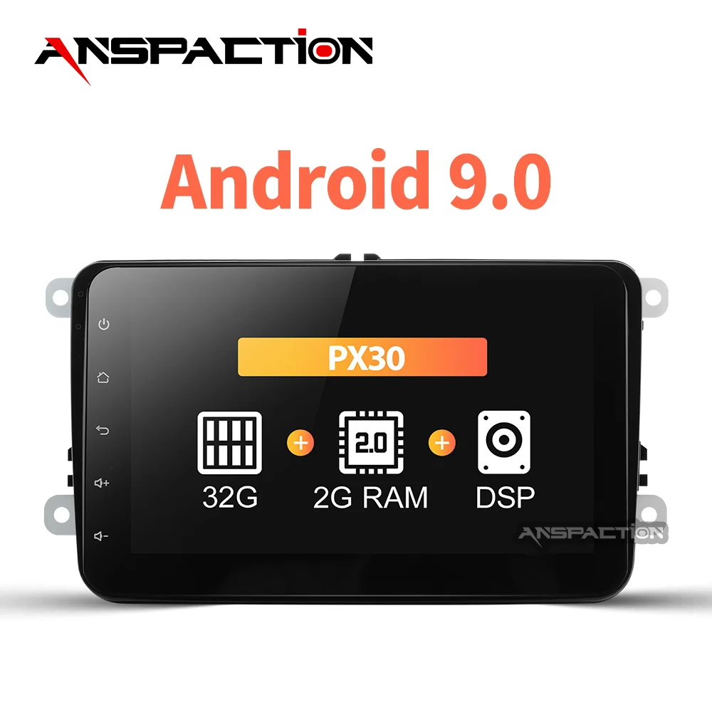 RU/EU Android 9 0 автомобильный gps-навигатор для Фольксваген Шкода Гольф 5 6 поло ПАССАТ B5