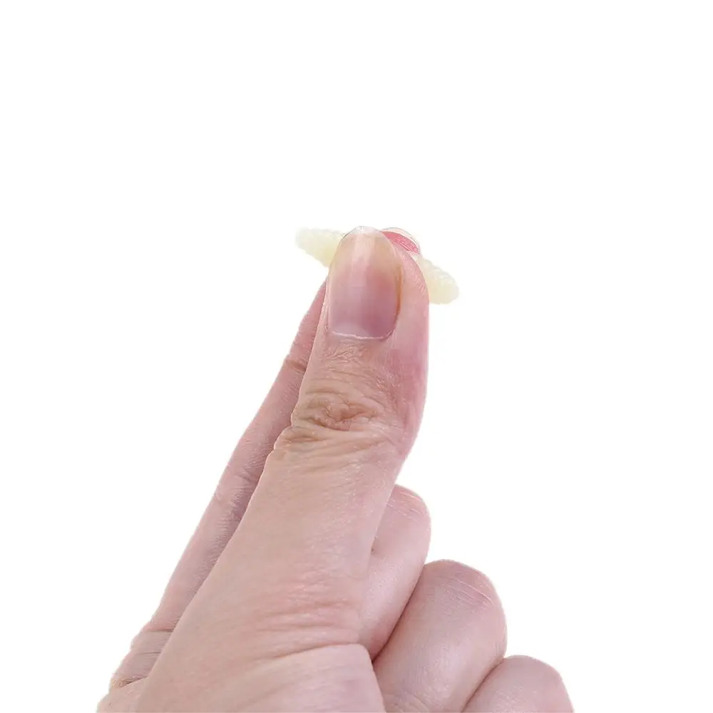 100 шт./лот пчелиная куколка добавляющая соль Мягкая приманка для рыбалки 2 см.