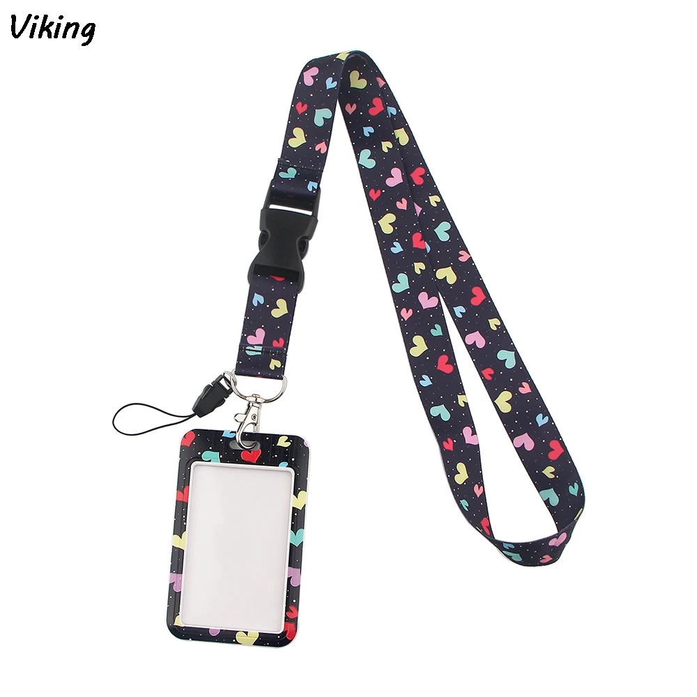 

20 шт./лот G1601 Мультяшные держатели для карт в форме сердца, чехол для телефона, брелок для ключей, USB-держатели для камеры, шнурок на шею с брел...