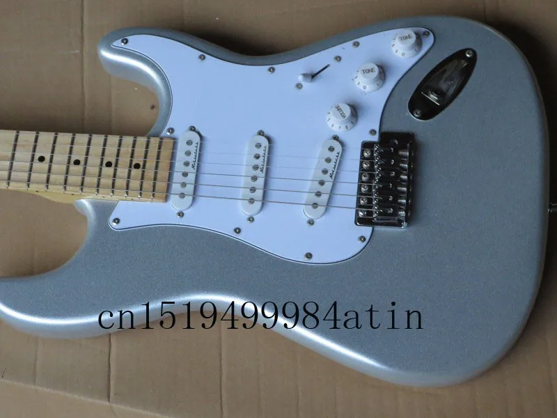 Новая 6 струнная Серебряная Электрогитара в наличии снижение звукоснимателя @ 8 |