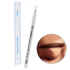Хирургический маркер для кожи, 2 шт.компл., иглы-ручки для татуажа бровей, ручка с измерительной линейкой, микроблейдинг, медицинский инструмент, новинка 2021