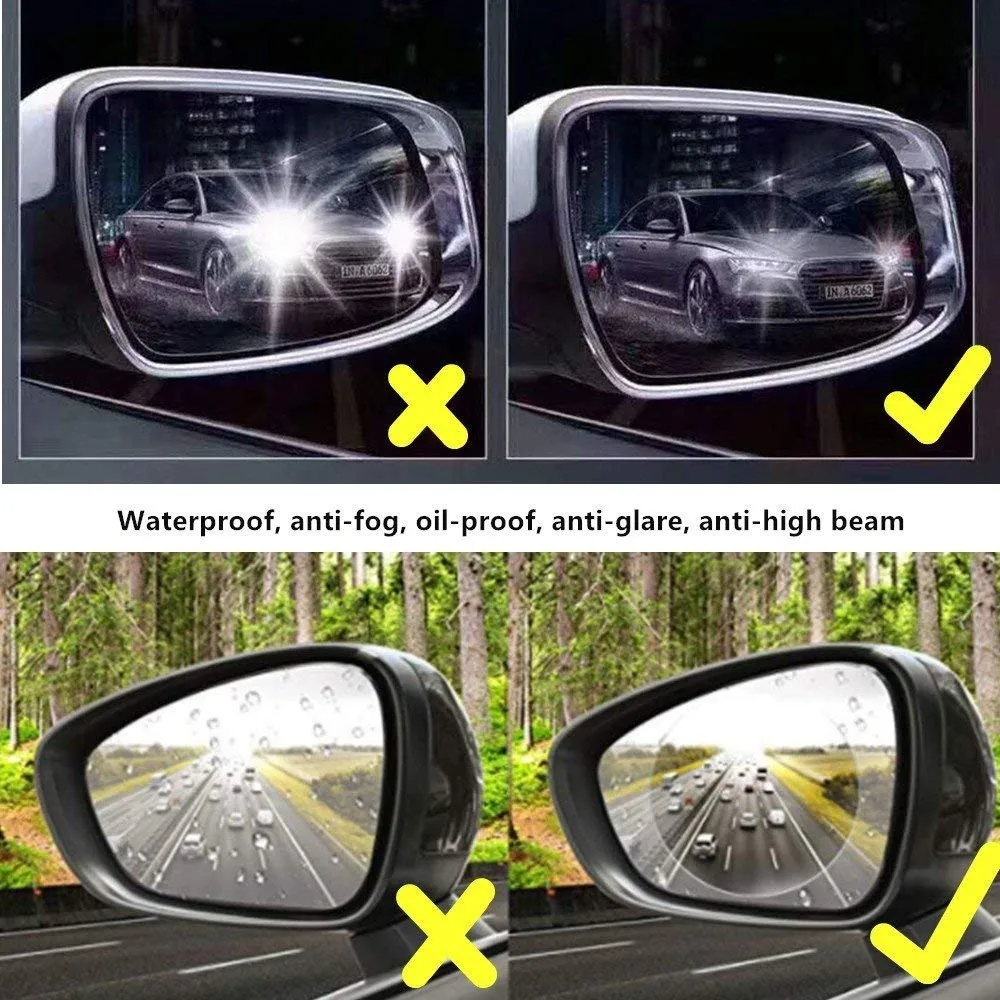 2 шт./упак. Автомобильное зеркало заднего вида Водонепроницаемая противотуманная