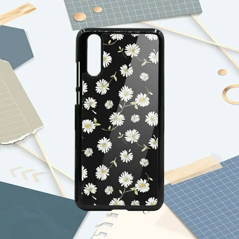 

daisy flowers pattern Phone Case PC For Samsung galaxy S note 8 9 20 10 e lite2019 plus pro ultra