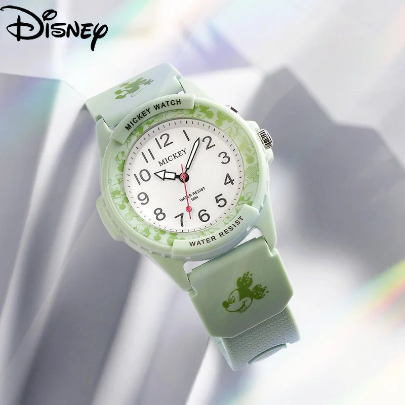 

Disney Mickey Mouse Watch Student 2021 New Summer Waterproof Children's Watch Girl Casual Simple