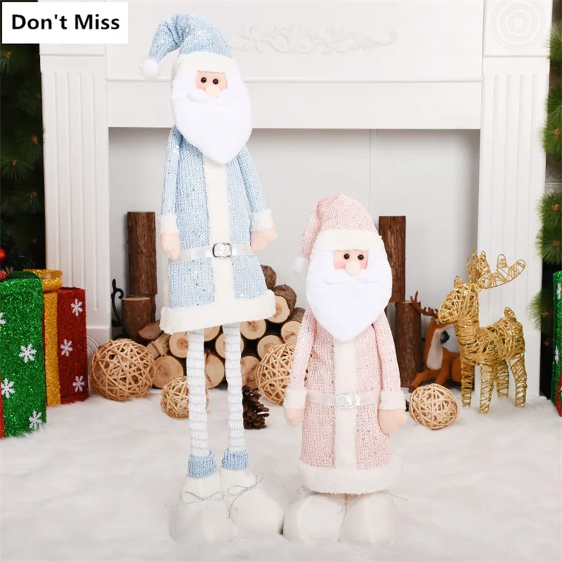 Санта Клаус фигурки окно дисплея стола Рождественское украшение для дома