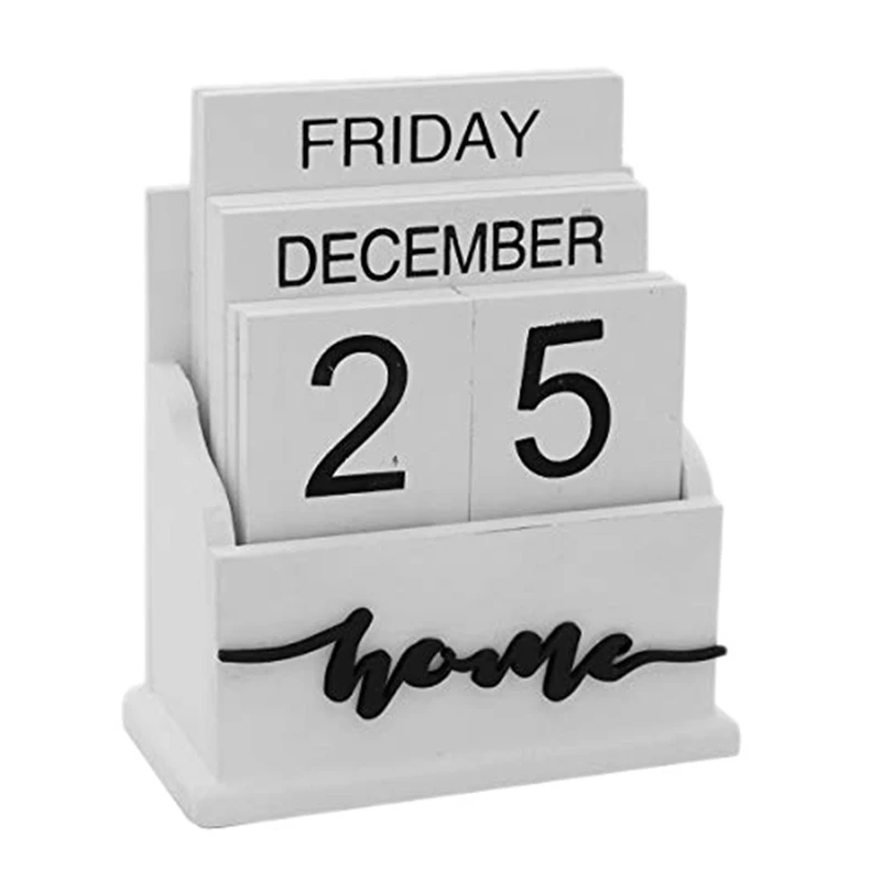 

Деревянный раскладной настольный календарь, постоянный деревянный стол, календарь, месяц, дата, дисплей, украшение для дома и офиса