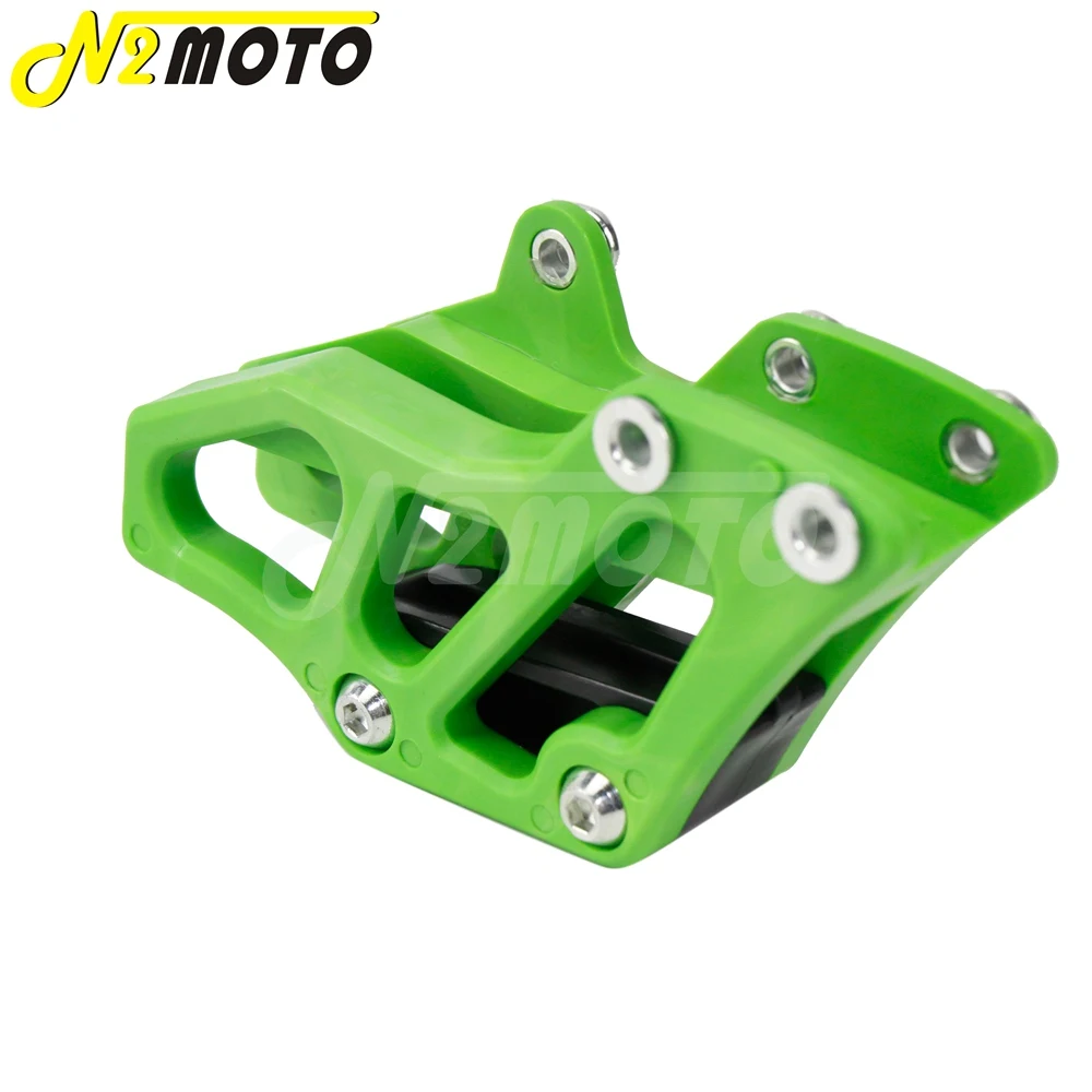 Бездорожье для мотокросса зеленая Пластиковая направляющая цепи защита Kawasaki KX250F