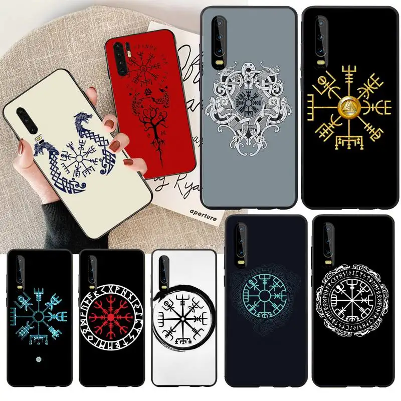Скандинавский чехол для телефона PENHUWAN Viking Vegvisir Odin Huawei P30 P20 Mate 20 Pro Lite Smart Y9 prime 2019 |