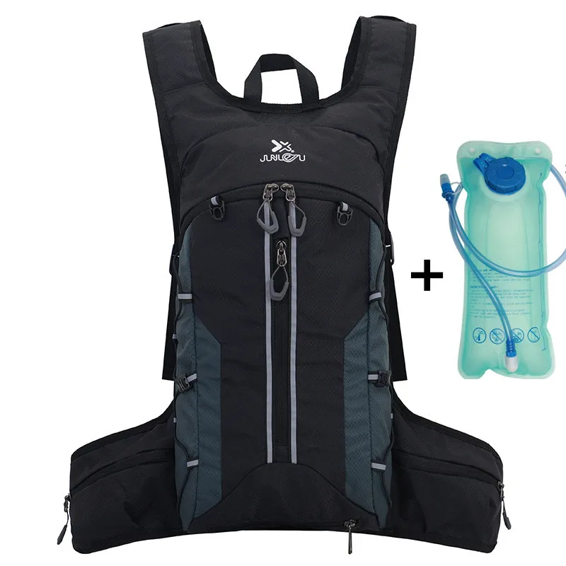 With water bag Водонепроницаемый велосипедный рюкзак унисекс MTB велосипедная сумка нейлоновая велосипедная походная альпинистская гидратация 10л сумки для воды рюкзак - Цвет: With water bag