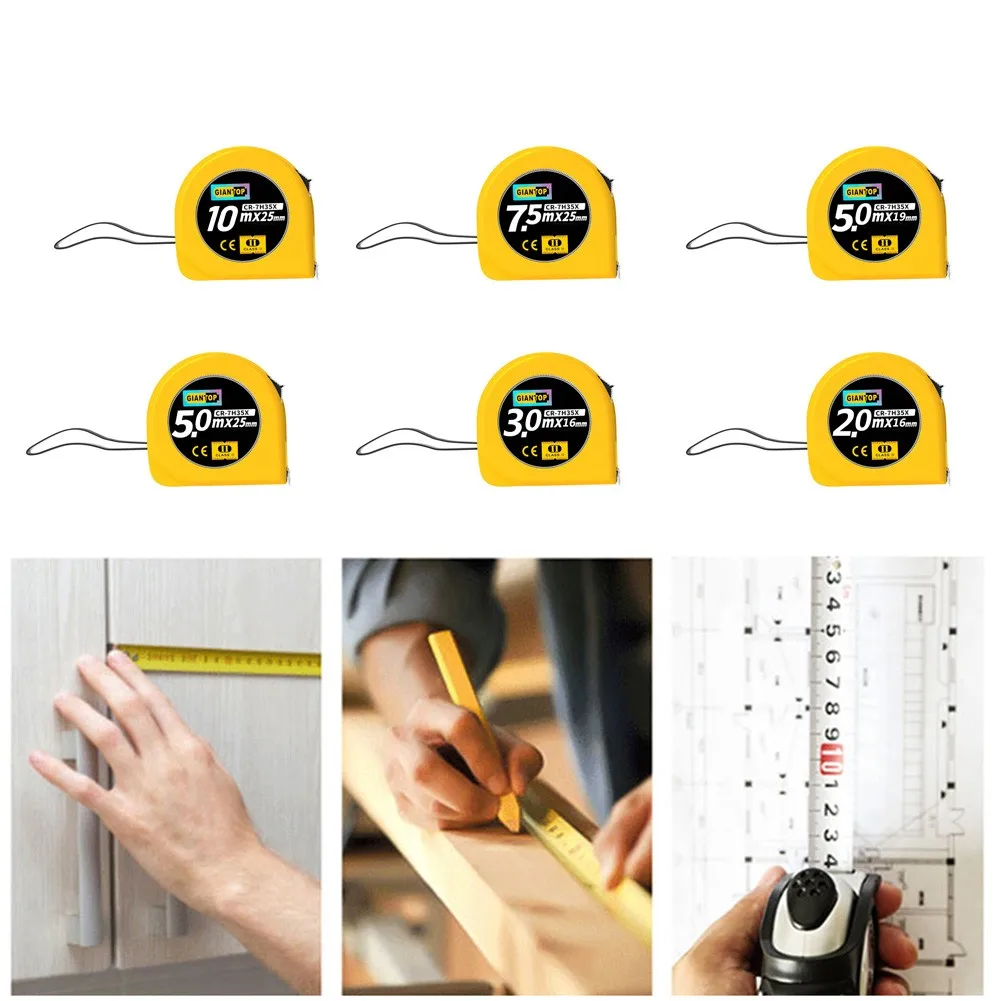 

1* Measuring Ruler 6-specifications Tape Measure ABS Shell Wear-resistant