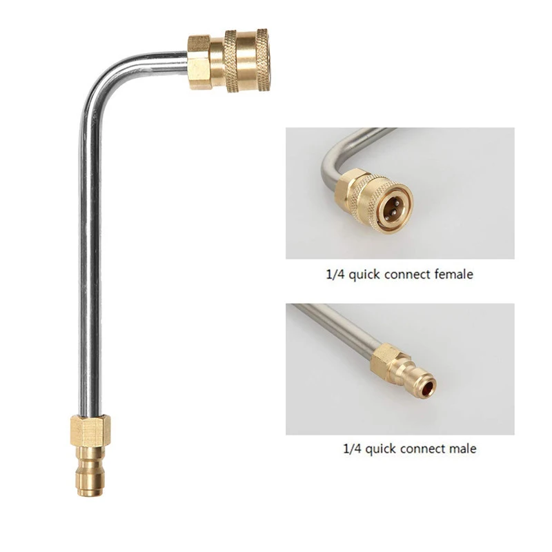 1 комплект 17 см шайба высокого давления 90 градусов Расширение Лэнс палочка + 5