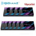 Оптовая продажа 10 шт H96max RK3318 Smart tv box Android 10 dual Wifi BT4.0 Четырехъядерный 4K 1080P Full HD телеприставка медиаплеер PK HK1