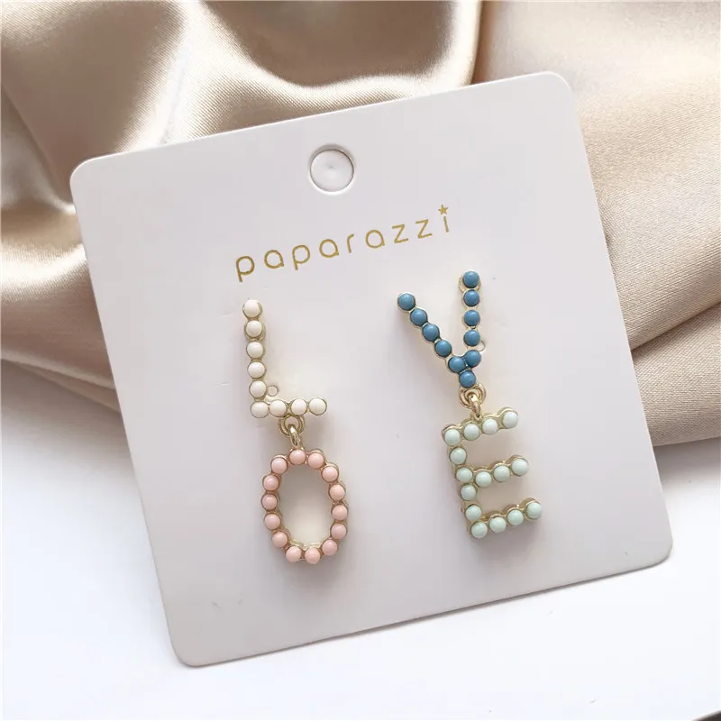 Новое поступление цветные серьги с имитацией жемчуга модные украшения