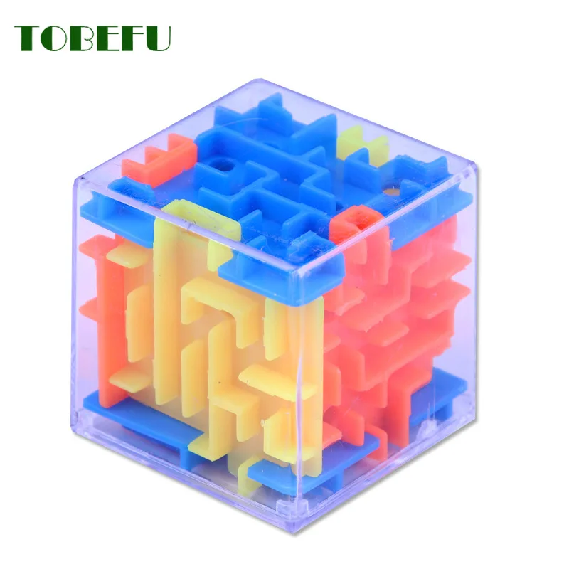 3D мини скоростной волшебный куб TOBEFU лабиринт головоломка игра конструктор Magicos