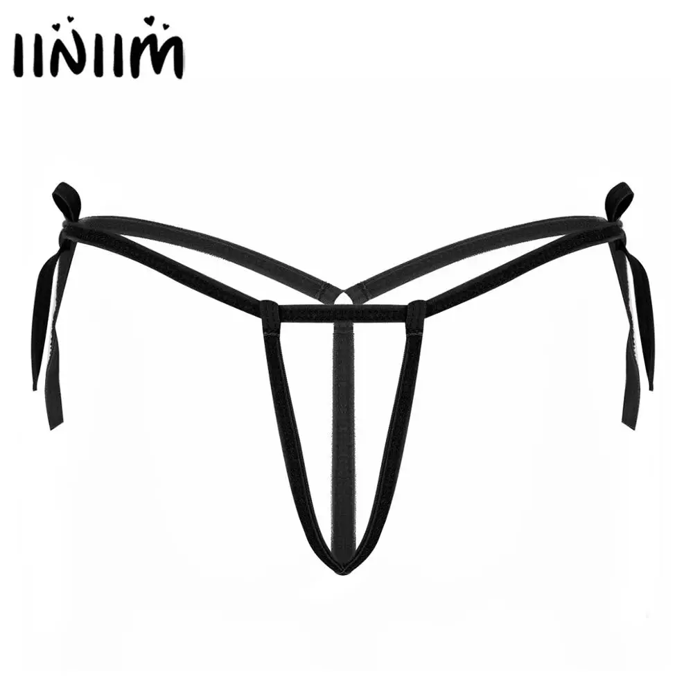 Женское Эротическое нижнее белье трусики с низкой посадкой мини стринги бикини