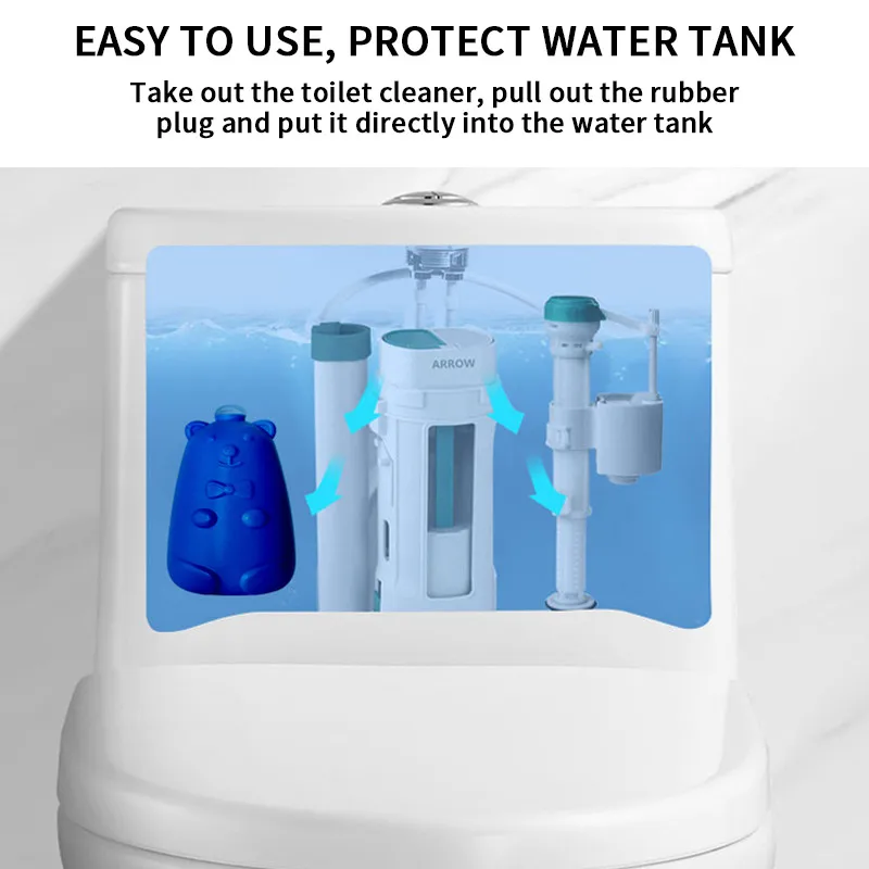 Новые синие пузыри для унитаза уборщик шара натуральный нетоксичный планшет