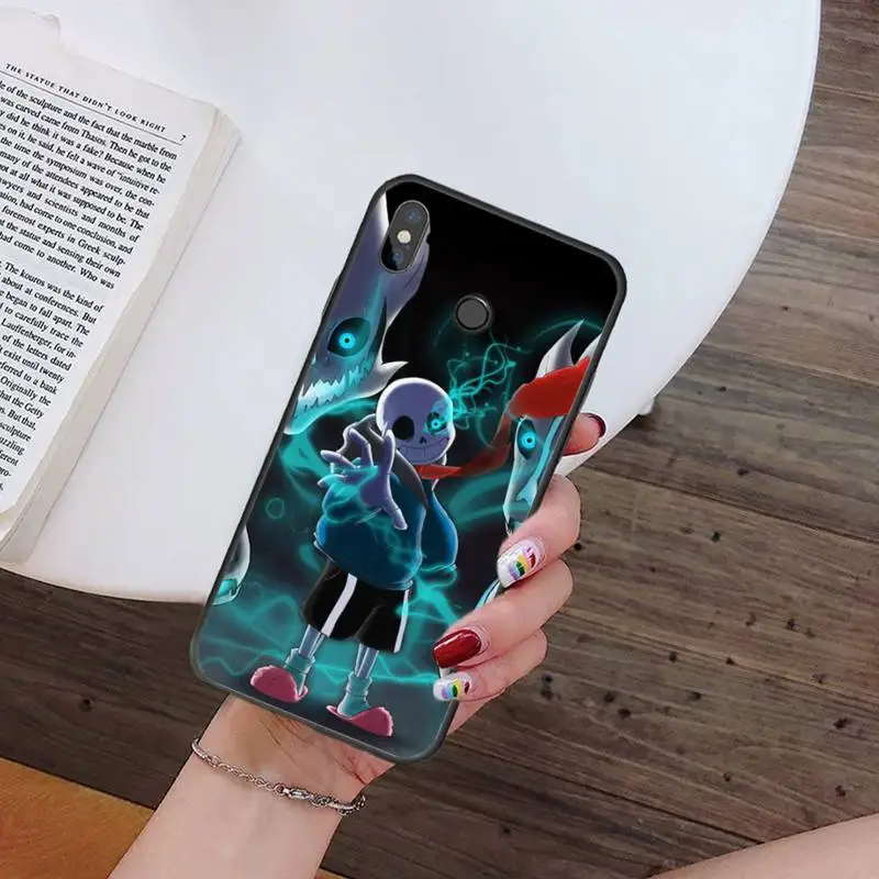 

Undertale papyrus sans doggo Phone Cases For Xiaomi Redmi 7 9t 9se k20 mi8 max3 lite 9 note 8 9s 10 pro Soft Silicone Shell