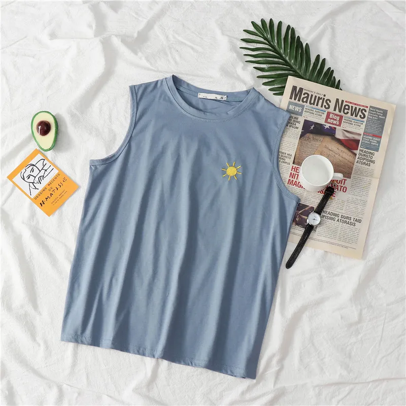 

Waistcoat Net Red Popular Sling Design Top Sleeveless T-shirt Women's 2021summer Korean Plus Size Crop Top