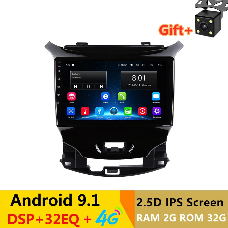 9 дюймовый автомобильный dvd плеер на основе Android GPS для Chevrolet Cruze 2015 2016 2017 2018 аудио