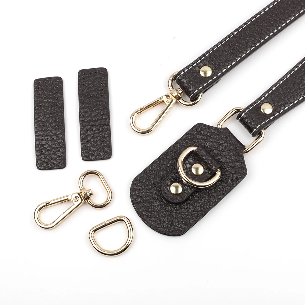 Fashion Bag Strap PU Leather Shoulder Belt Bag Handle Band Replacement for Handbag DIY Accessories Long Belt With Hardware