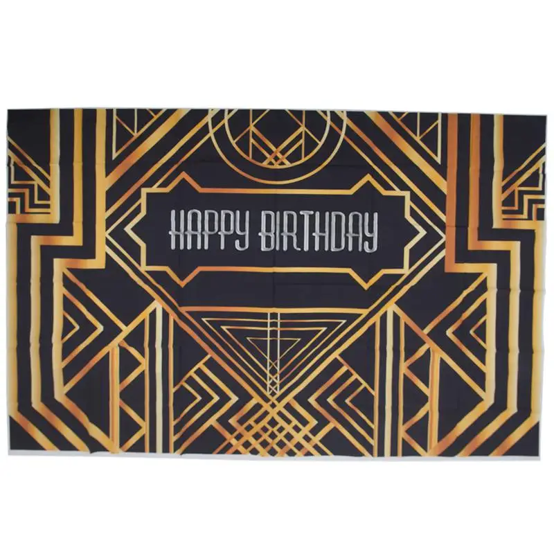 7*5 футов фон для фотосъемки с днем рождения взрослых детей вечерние золотые