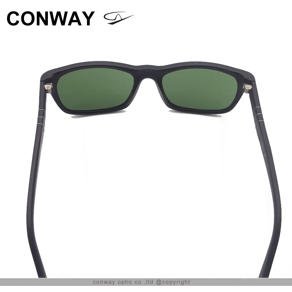Мужские солнцезащитные очки для вождения Conway прямоугольные с защитой от УФ лучей