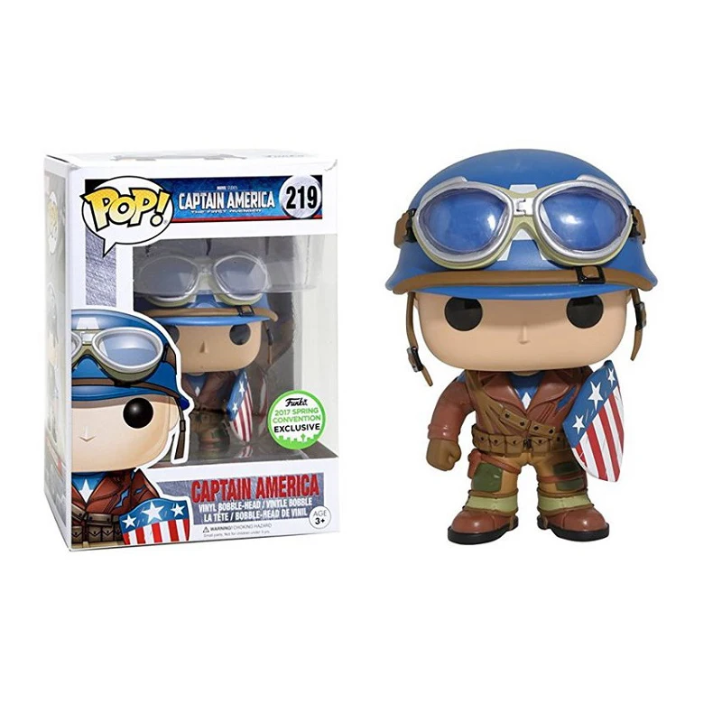Funko POP Капитан Америка 219 # виниловые фигурки игрушки-модели Подарочные | Игрушки и