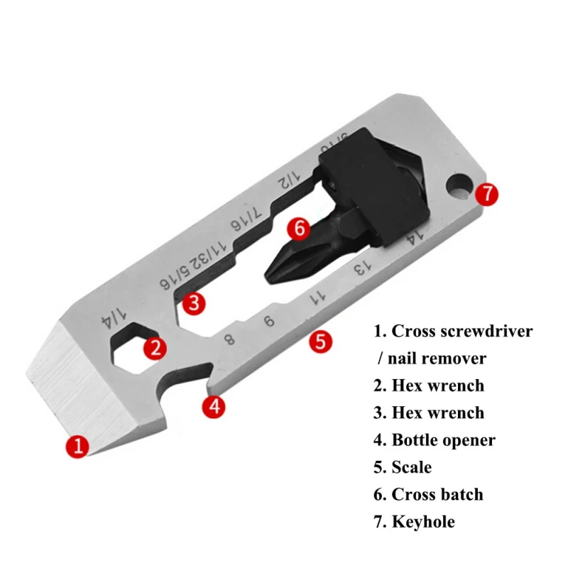 7 в 1 карабина открывалка для бутылок виде футбольного мяча на цепочке кольцо