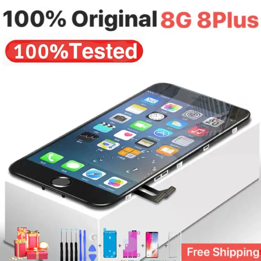 Оригинальный экран для iphone 8 Plus ЖК дисплей Pantalla с 3D сенсорным экраном дигитайзер