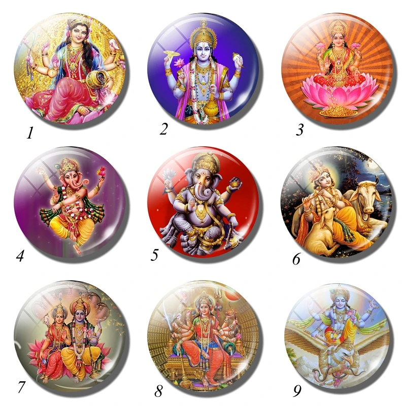 Магнит на холодильник Durga Vishnu Lakshmi амулет магнит подвеска наклейка