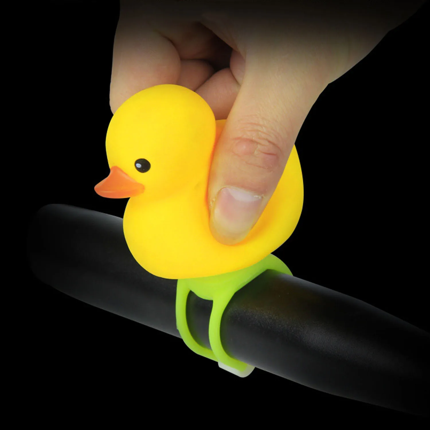 Велосипедный звонок сломанный ветер утка шлем маленький желтый на велосипедный