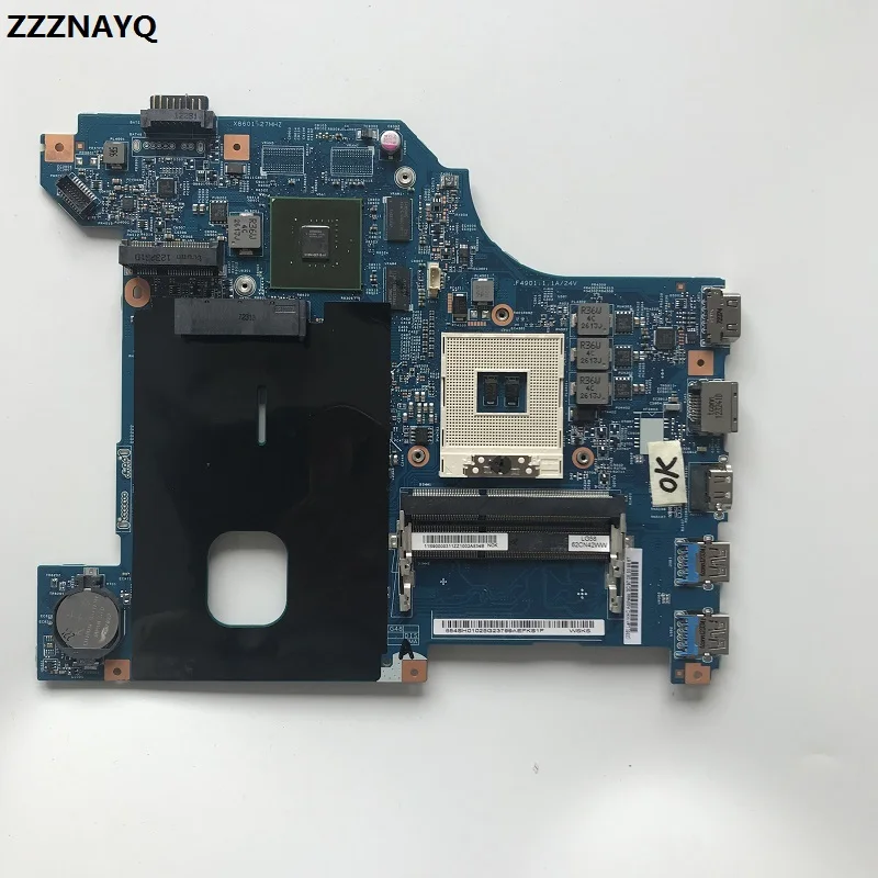 Материнская плата ZZZNAYQ для ноутбука LENOVO G580 материнская 48 4sg01. 011 DDR3 GT610M 1 ГБ