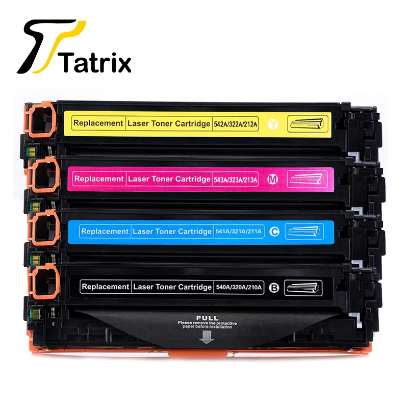 Картридж с тонером для HP CB540A 540A 540 CB541A CB542A CB543A 125A картридж