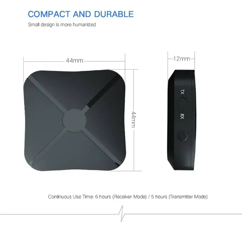 Bluetooth 5 0 4 2 приемник передатчик в 1 аудио музыка стерео беспроводной адаптер с RCA 3 мм AUX разъем для автомобиля