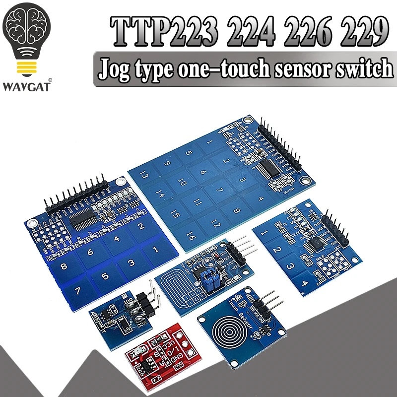 TTP223 TTP224 сенсорный модуль переключателя TTP226 TTP229 сенсорная кнопка емкостные