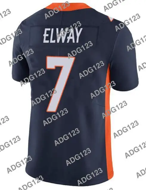 

Stitch Denver John Elway Blue Men Women Kid Youth Vapor Limited Jersey
