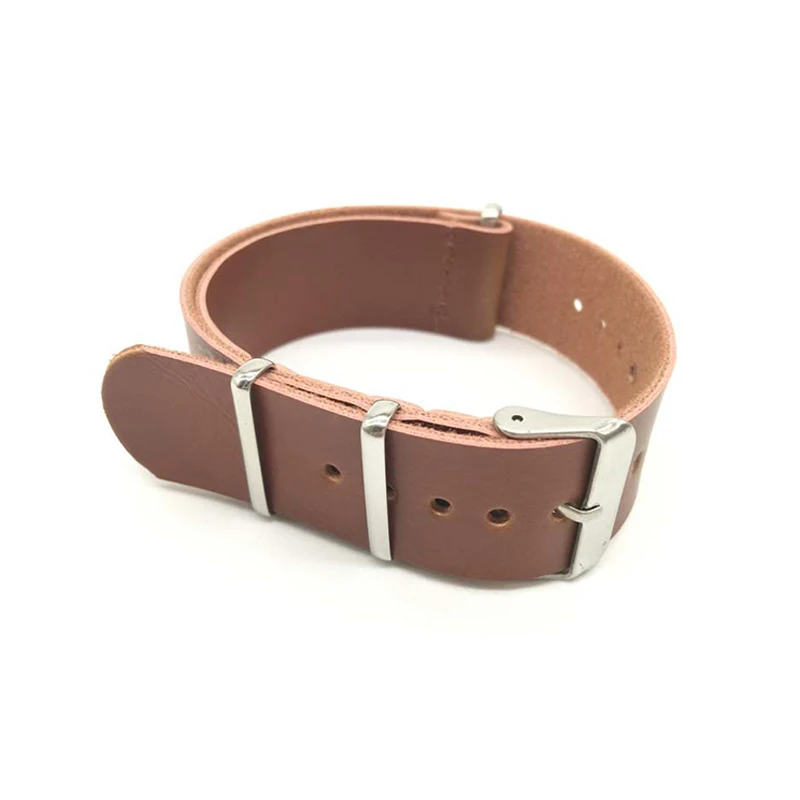 PU кожаный ремешок для часов металлический наручных с пряжкой мужские и женские