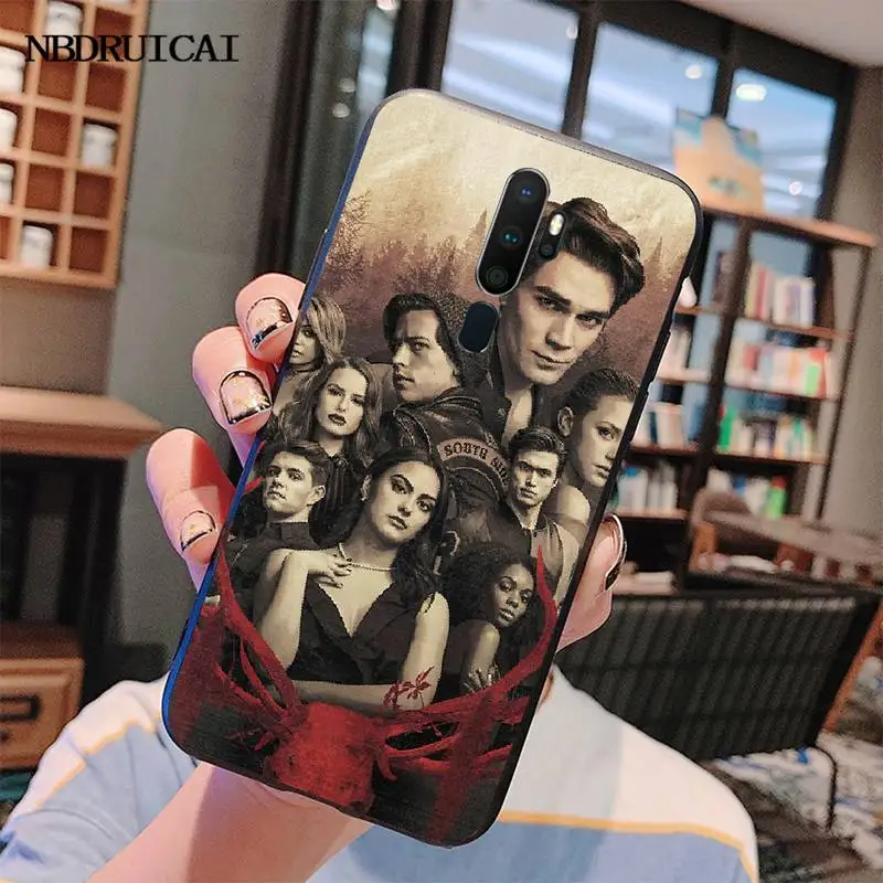 PENGHUWAN Американский ТВ ривердейл Coque новоприбывшие черная сотовый Чехол для