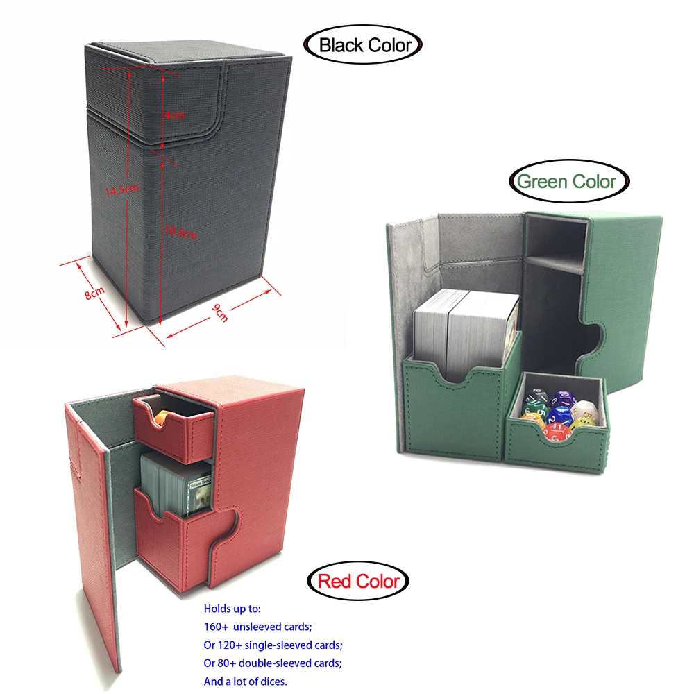 

Board Game Card Box Board Game Card Case Card Container Collection for Magic Yugioh Pokemon Trading Board Game cards