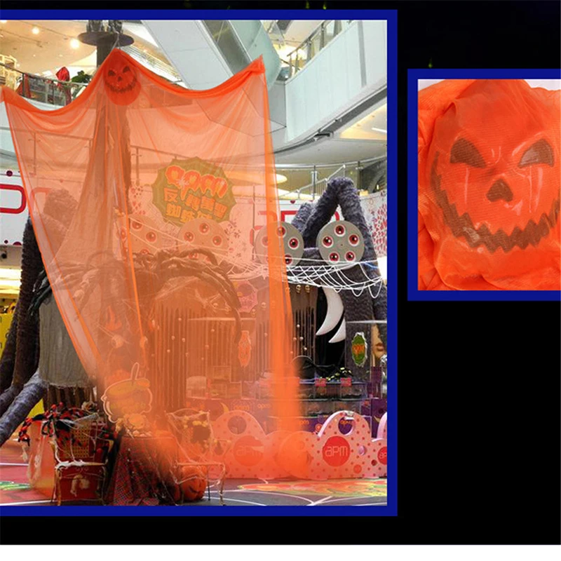 Decoraci&oacute;n de Halloween con fantasma colgante para casa encantada, accesorios de terror, esqueleto escalofriante, decoraci&oacute;n de Bar y Puerta del hogar-2