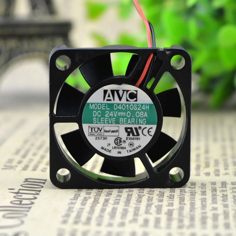 

Новый оригинальный 4010 24 в а бесшумный вентилятор 4 см источник питания охлаждающий вентилятор D4010S24H 40x40x10 мм