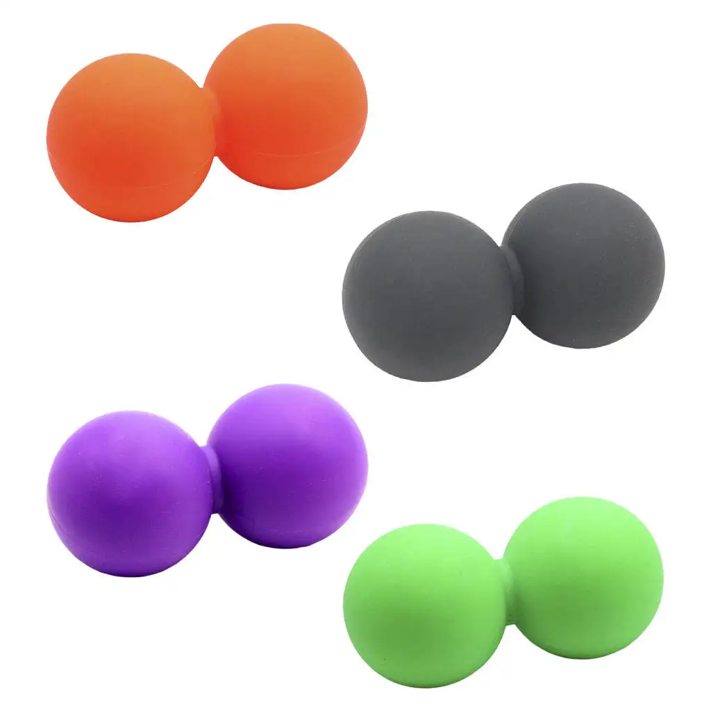 

Double Lacrosse Ball Firm Sports for Relieving Body Tension Fascial Relaxation Muscle Relaxer Relax Tight Muscles Stress Relief