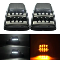 2pcs for mercedes benz w463 g class g500 g550 g55 for amg led amber white corner lamp turn signal light smoked clear lens