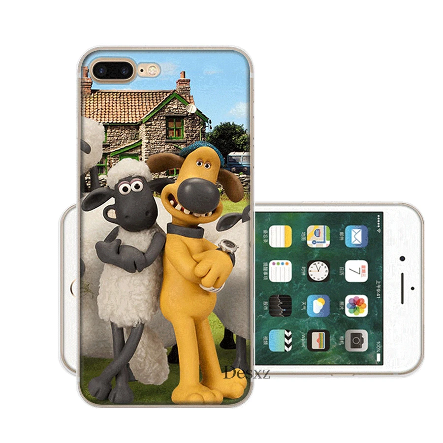 H7 Мобильный телефон чехол для iPhone 7 8 6 6s Plus iPhone 11 Pro X XS Max XR 5 5S SE жесткий чехол Shaun овечья оболочка - Цвет: H7