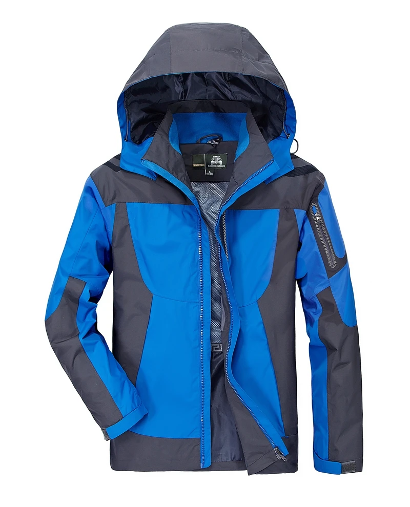 Толстовка ZOXO с длинным рукавом водонепроницаемые куртки Pizex двухслойные мужские